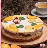 ?  HONEY LEMON YOGURT CAKE เค้กมะนาว เนื้อนุ่ม สลับชั้นและแต่งหน้าด้วยครีมโยเกิร์ตรสเปรี้ยวอมหวาน  สั่งล่วงหน้า2-3วัน เค้กวันเกิด เค้ก