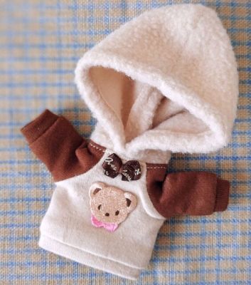 1ชิ้นเสื้อผ้าตุ๊กตาหมีหมวกเสื้อกันหนาวหมวกสำหรับ Ob11 Obitsu 11 1/12 Bjd ตุ๊กตาอุปกรณ์เสื้อผ้าสำหรับตุ๊กตา