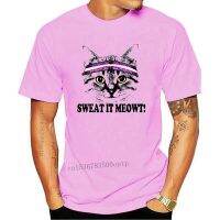 Funny Novelty Cats Sweat It Meowt Printed On Tops 2022 Brand Judo Style Cool MenNot Pocket Marseill Summer hot-selling fashion and handsome men t shirt  TDUP