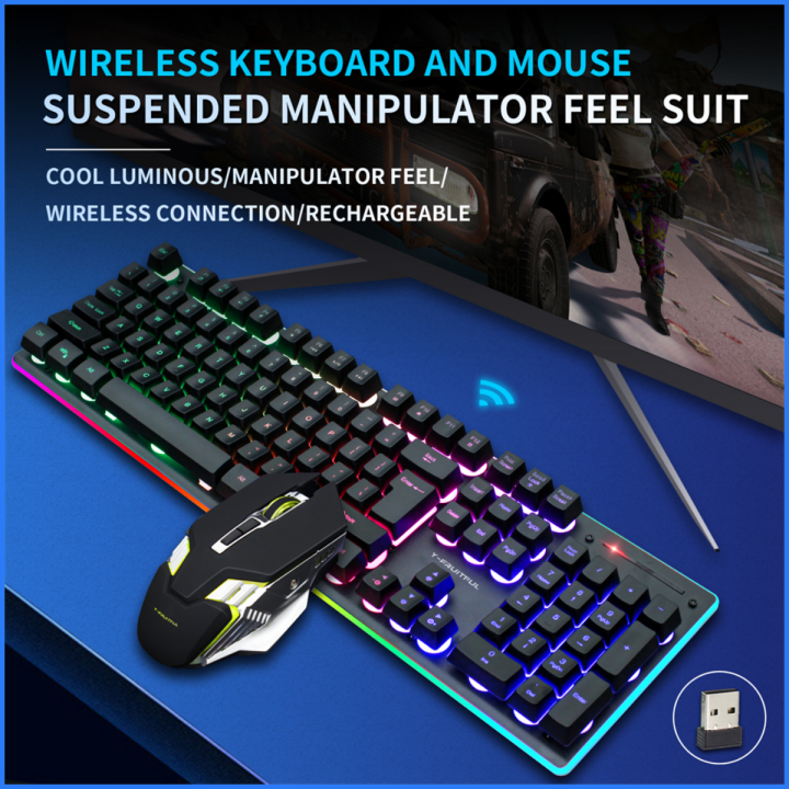 Wireless Keyboard Gaming Keyboard Luminous Mechanical Gaming Keyboard