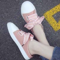 Womens Canvas Lace Casual Flats Shoes