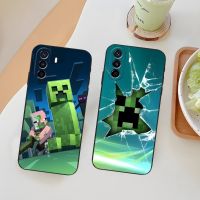 เกม Mine C-Crafts มือถือเคสสำหรับหัวเหว่ย P50 P30 P40 Mate50 Mate40 Mate30 NOVA10 NOVA9 NOVA8โปรพลัสเคสนิ่มสีดำ