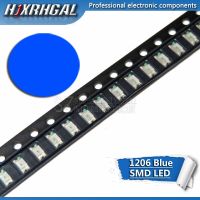 【✔In stock】 ganfengsu3936969 ไฟไดโอด Led Smd 1206สีฟ้า100ชิ้นและ Hjxrhgal