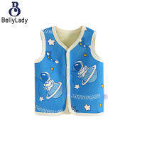 Children Fleece-lined Vest Single-breasted Thickened Warm Cardigan Waistcoat For Boys Girls【fast】