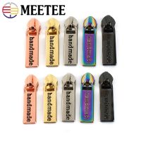 ♗▨☑ Meetee 5/10/20Pcs Zipper Sliders For 5 Nylon Zippers Puller Garment Zips Heads Handmade Bag Repair Kits DIY Sewing Accessories