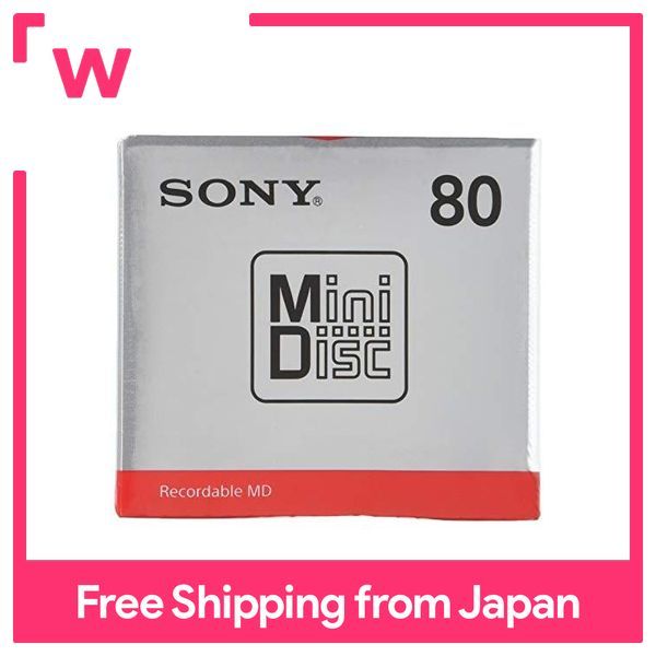 Sony Mini Disc (80 min. 10 disc pack) MDW80T – WAFUU JAPAN