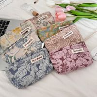 Korean Fashion Flower Travel Cosmetic Storage Bag Kawaii Wallet Women Makeup Kits Handbags Phone Pencil Case Organizer Pouch Bag