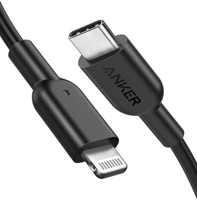 Anker USB C To Lightning Cable [MFi Certified] Powerline II สำหรับ iPhone 13 13 Pro 12 Pro Max 12 11 X XS XR 8 Plus, AirPods Pro