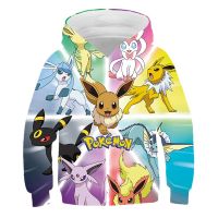 Boys Pokemon Hoodies 3D Children Tops Clothes Kids for Baby Boys Long Sleeve Autumn Pokémon Series Children Sweatshirts 2022