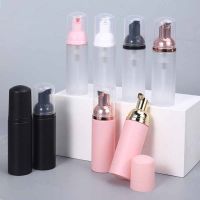 1 Pcs 50ml Pet Plastic Frosted Foam Pump Bottle Refillable Empty Cosmetic Container Cleanser Soap Shampoo Foaming Bottles