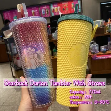 Starbucks Reusable Cold Cups with Lids & Straws-Set Of 5 Glitter