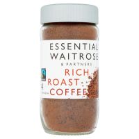 เวทโทรสริชโรสท์กาแฟกึ่งสำเร็จรูป 100กรัม Essential Waitrose Rich Roast Coffee 100g