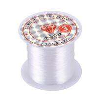 Jewelry Beading Thread 0.3mm Dia. Clear Nylon Fishing Line Spool 17 Lbs