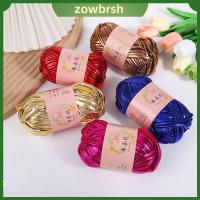 ZOWBRSH สำหรับเสื้อยืด สีเมจิก สำหรับผ้าห่มกระเป๋า อุปกรณ์เย็บปัก หนังเทียมเลียนแบบ เส้นด้ายถักโครเชต์ เส้นด้ายลูกกลม ถักมือ DIY