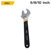 ประแจเลื่อน ประแจอเนกประสงค์ ประแจเลื่อนด้ามจับหุ้มยาง ปะแจ adjustable Wrench ขนาด 6นิ้ว 8นิ้ว 10นิ้ว ใช้ขันเกลียว จับ ยึด คลายสกรู Alliswell