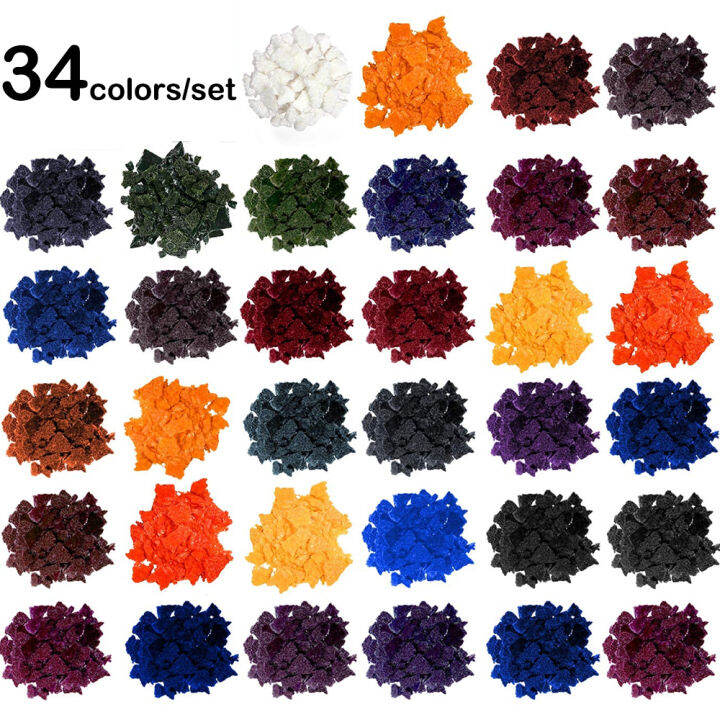 34สีชุดสีย้อมเทียน-diy-เทียนเม็ดสีสีปลอดสารพิษธรรมชาติเทียนขี้ผึ้งถั่วเหลืองทำอุปกรณ์ขี้ผึ้ง-flakes-ย้อม