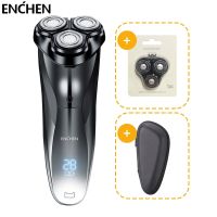 【DT】 hot  ENCHEN Blackstone 3 Electric Shavers for Men Face Shaver with Popup Trimmer Rechargeable Wet &amp; Dry Dual Use IPX7 Waterproof