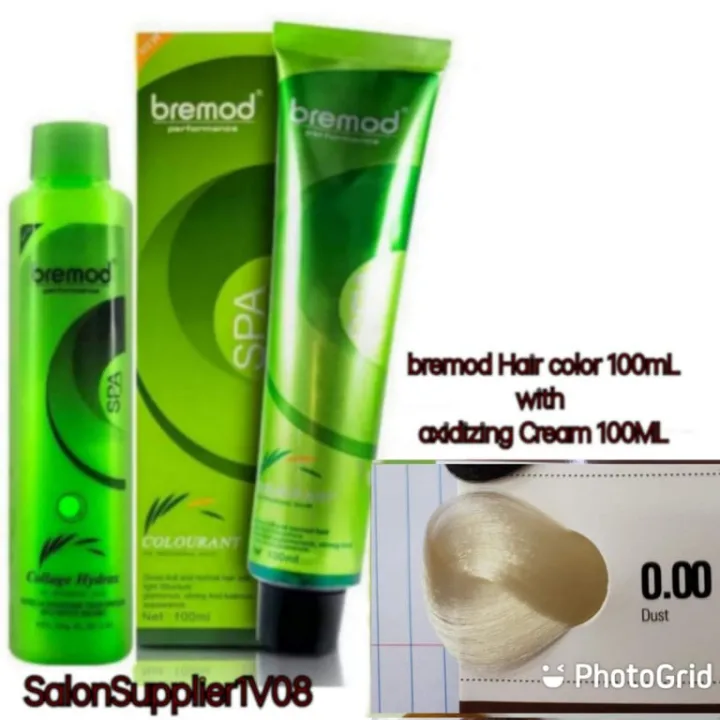 0.00 Dust > Bremod Hair CoLor With Oxidizing Cream 100mL Lazada PH