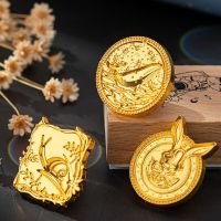 Fire Paint Stamp Wax Seal Mini Doudou Stamps Embossed Decoration Afternoon Coffee Invitations Embossing DIY Scrapbooking Flower