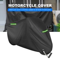 【LZ】 Motorcycle Cover All Seasons Universal Super Waterproof UV Protection Durable Night Reflective Belt Locking Hole and Storage Bag