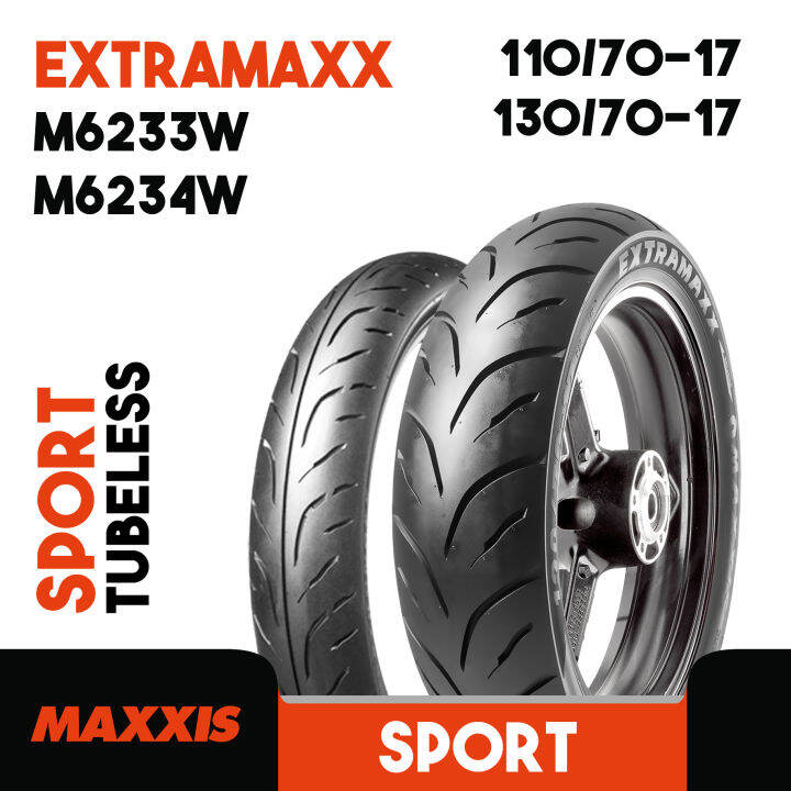 Paket Ban Motor SUPERMOTO KLX Depan Belakang MAXXIS EXTRAMAXX Ring 17 ...