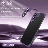 Lenuo เคส TPU นิ่มไร้ขอบหรูหราสำหรับ Samsung Galaxy S23 S23พลัสฝาหลังฟิล์มป้องกันเลนส์กันกระแทก