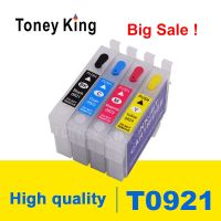 Toney King T0921ตลับหมึกเติม T0924 T0923 T0922สำหรับ Epson Stylus T26 T27 Tx106 Tx109เครื่องพิมพ์ Tx117