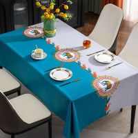 [COD] Benzhi Tablecloth Waterproof Oilproof Atmosphere Rectangular Cross-border