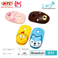 Chuột không dây Wireless Bosston Q15 Thiết kế thời trang, Màu sắc tùy chọn thumbnail