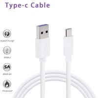 1M USB 5A Type C Cable P20 Pro Mate 20 10 Pro P10 lite USB 3.0 Type-C Supercharge Cable For Huawei