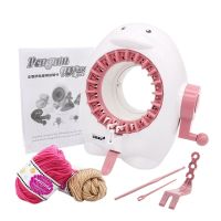 22 Needles Smart Weaving Machine Knitting Loom Sweater Hat Scarf Gloves Socks Vertical Penguin Needlework Tools For Adults Kids