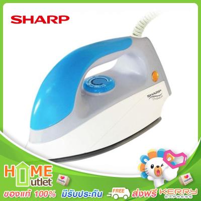 SHARP เตารีด4.5ปอนด์ เคลือบโพลีฟลอน ปรับได้ 4ระดับ สีฟ้า รุ่น AM-475T BL