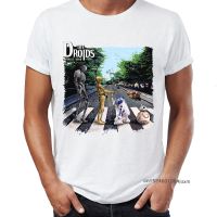 [ขายดีที่สุด] ยี่ห้อใหม่ผู้ชาย T เสื้อผ้าฝ้าย100 Driod Imperial Road Abby Road R2D2 C3PO เกม Awesome งานศิลปะพิมพ์ Tee เสื้อ Oversize Tshirt