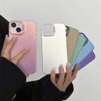 PC เคลือบด้าน + เคส TPU นิ่มสำหรับ iPhone 15 Pro Max Iphone14 Plus ฝาครอบโทรศัพท์