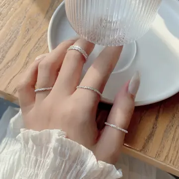 Stylish S925 Silver Cross Index Amazon Ring For Women Smooth Face,  Fashionable And Personalized J1170 From Dhgateluxury, $11.58 | DHgate.Com