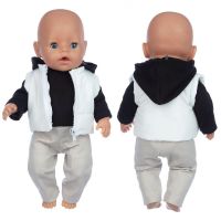 2022 New Down Jackets Suit Fit For 43cm Baby Doll 17inch Born Babies Doll Clothes and Accessories