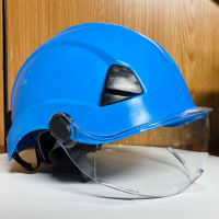 Safety Helmet with visor Outdoor Climbing Riding Working Rescue Helmets Protective ABS Work Cap Construction Hard Hat