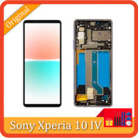 ต้นฉบับ ALMOLED 6.0 "สำหรับ Sony Xperia 10 IV ชิ้นส่วนจอสัมผัสแอลซีดีของเครื่องแปลงดิจิทัล X10 IV XQ-การเปลี่ยนหน้าจอ LCD CC54