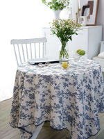 2021Floral Round Table Cloth Cotton Linen Tablecloth for Table Korean Lace Pastoral Tablecloths Photo Prop Cloth Picnic