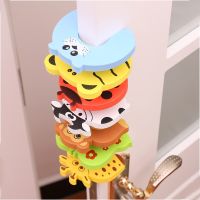 1pcs Door Stopper Doorknob Wall Protection Children Door Stopper Holder Shockproof Door Crash Pad Children Finger Protecter Decorative Door Stops