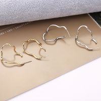 【YF】♣☃  New Alloy Round Irregular Hoop Earrings Metal Personality Twisted Dangle Earring for Jewelry