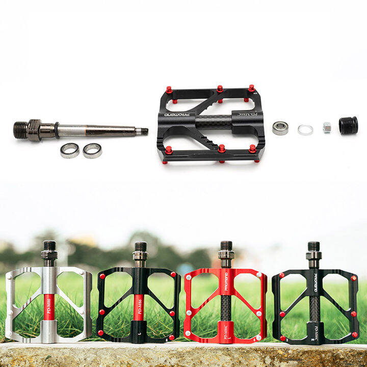 promend-ultralight-bike-pedal-high-strength-aluminum-alloy-frame-3-bearings-lubricated-anti-slip-nails-cnc-bicycle-pedal-pedals