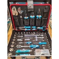 Total ชุดเครื่องมือช่าง 147 ชิ้น พร้อมกระเป๋าอลูมิเนียม รุ่น THKTHP21476 (147 Pcs Hand Tools Set ) ชุดเครื่องมือช่าง