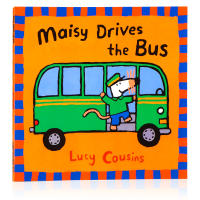 Mouse Bobo open bus English original picture book Maisy drives the bus childrens life scene experience picture book parent-child bedtime story picture book childrens English early education enlightenment cognitive character development paperback