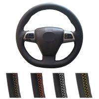 DIY Leather Hand-stitched Car Steering Wheel Cover For  Toyota Corolla 2011 2012 2013 RAV4 2011 2012