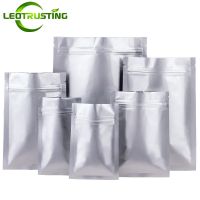 【CC】 100pcs Resealable Flat Aluminum Foil Zip Lock Lightproof Ground Spice Hardware Buttery Gifts Pouches