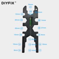 Diyfix ประแจอ่างอเนกประสงค์ H-Type 6-68Mm,ประแจก้านสั้นกระดุมติดโลหะผสมปรับได้อุปกรณ์ประปาในห้องน้ำ1ชิ้น