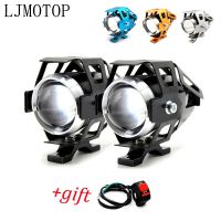 Lampu Depan Motor โคมไฟเสริมสปอตไลท์ไฟ Led U5 12V DRL ForBMW R1200GS LC ADV สำหรับ HONDA CRF1000L สำหรับ SUZUKI