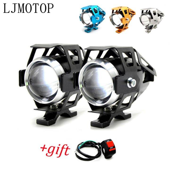 โคมไฟเสริม-lampu-depan-motor-สปอตไลท์ไฟ-led-u5-12v-drl-สำหรับ-ducati-696มอนสเตอร์796ปีศาจไฮเปอร์โมตาร์ด796-s2r-มอนสเตอร์800