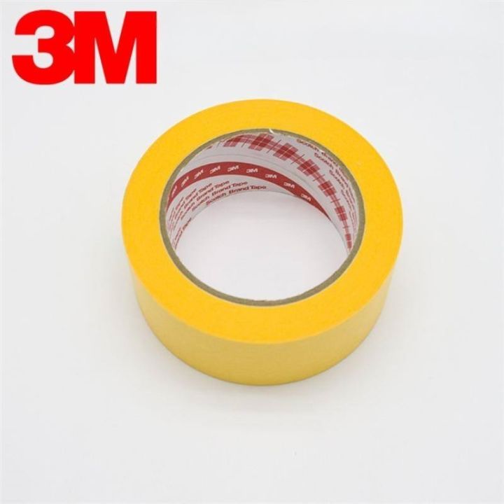 original-authentic-3m244-masking-tape-traceless-temperature-resistant-car-paint-paint-model-masking-single-sided-tape